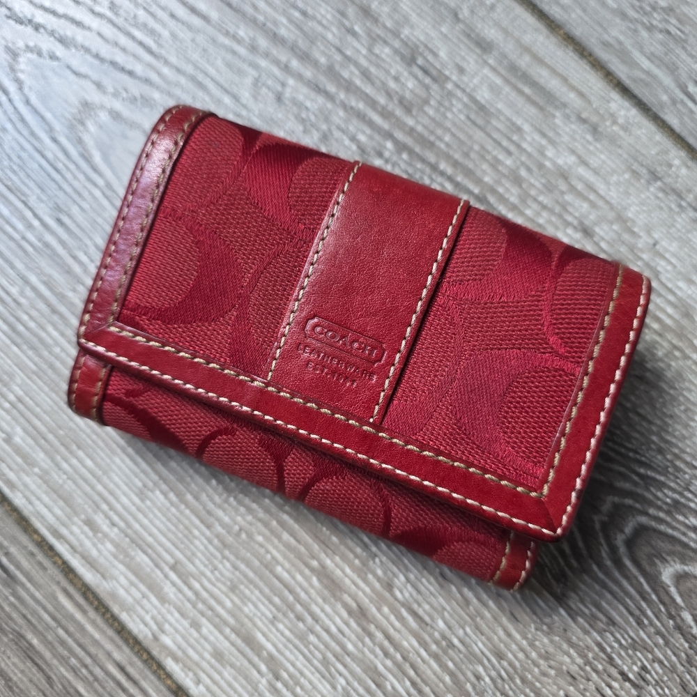 Coach Y2k Trifold Mini Wallet